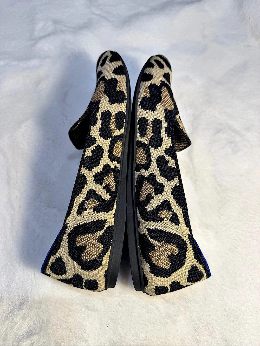 Rothy's The Loafer Leopard Print Flats Size 8 - Picture 5 of 11